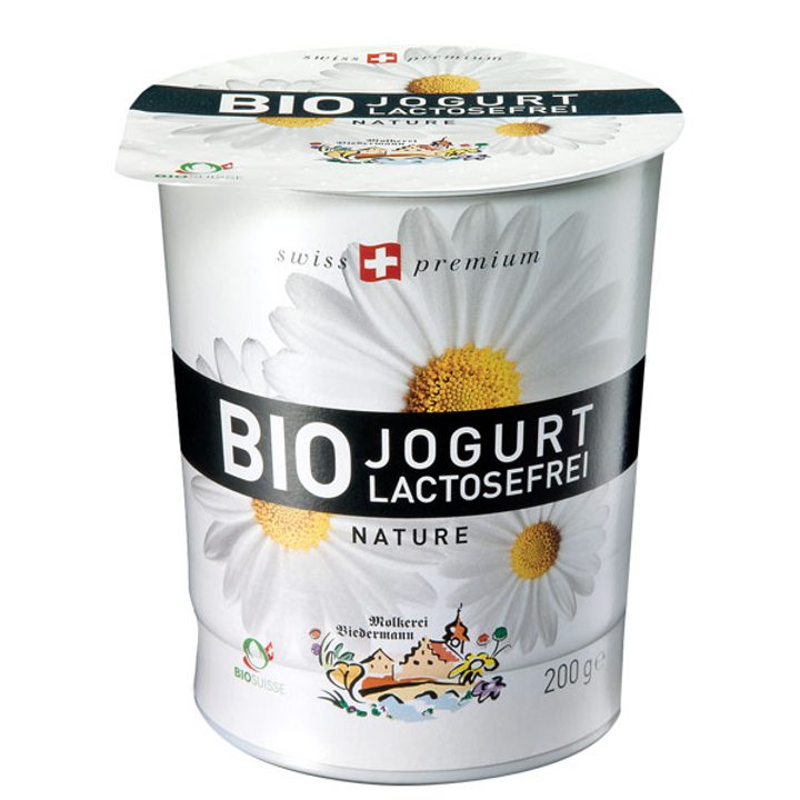 Био йогурт натурален без лактоза 200г