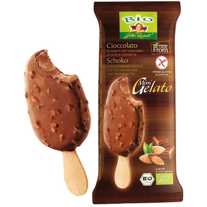 Био шоколадов сладолед с парченца бадем БЕЗ ГЛУТЕН 35г