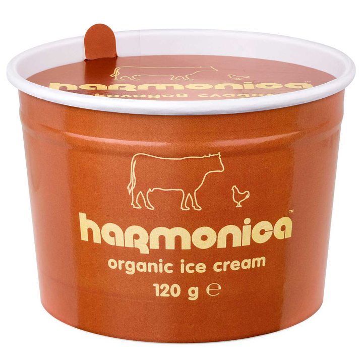 Био шоколадов сладолед Хармоника 120г