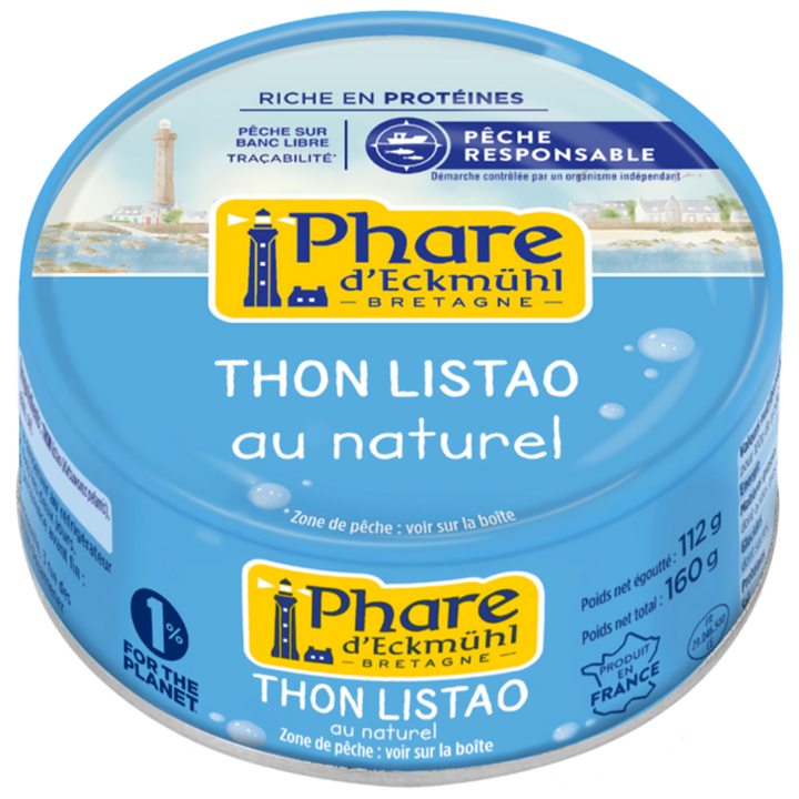 Риба тон в собствен сос с био лимон 160г