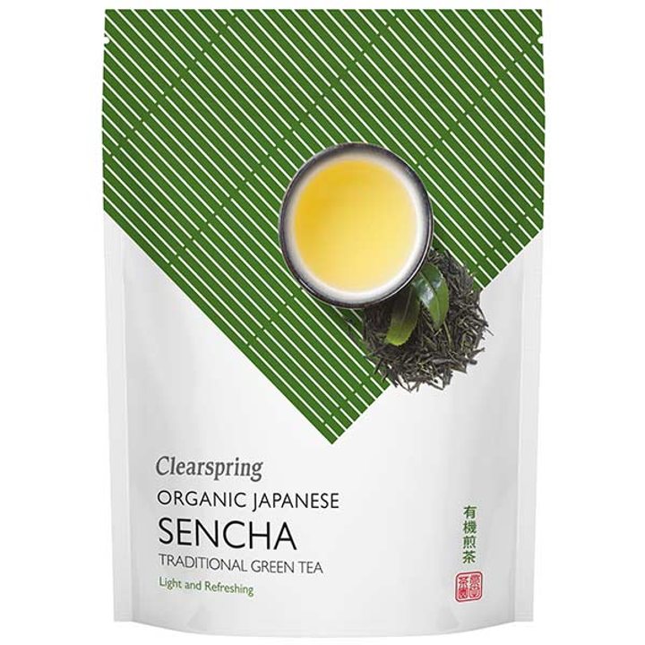 Био японски зелен чай Сенча 90г
