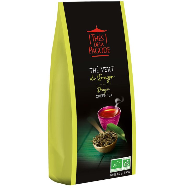 Био зелен чай с драконов плод 100г