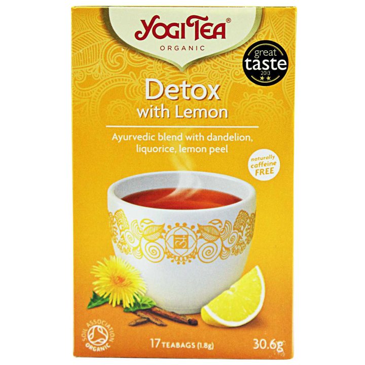 Био аюрведичен чай Детокс с лимон 17 пакетчета
