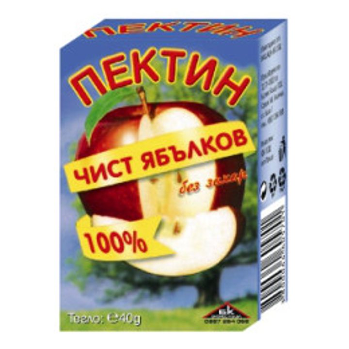 Пектин ябълков 100% без захар, 40г
