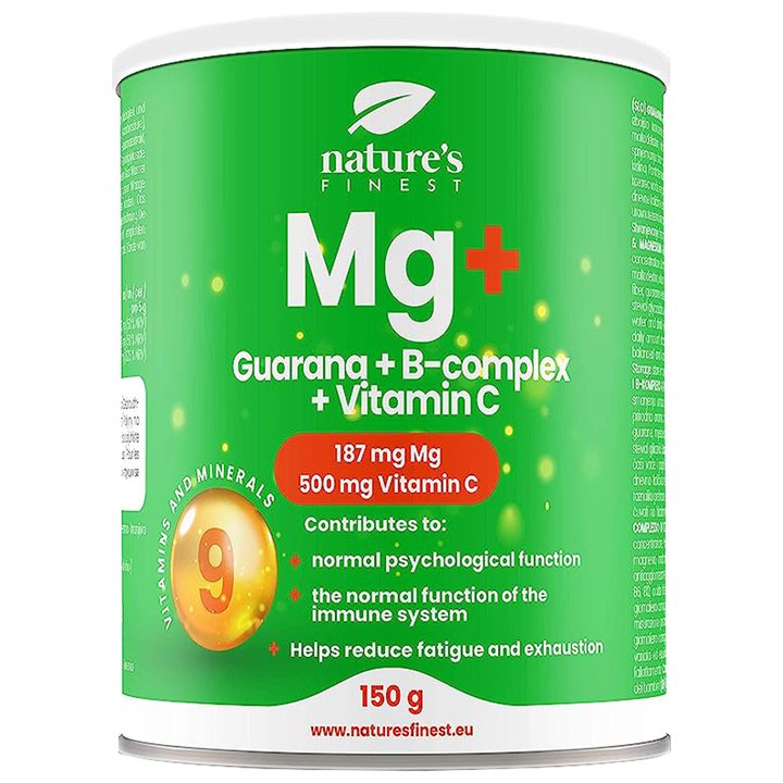 Магнезий + гуарана + витамин B комплекс + витамин C на прах 150г
