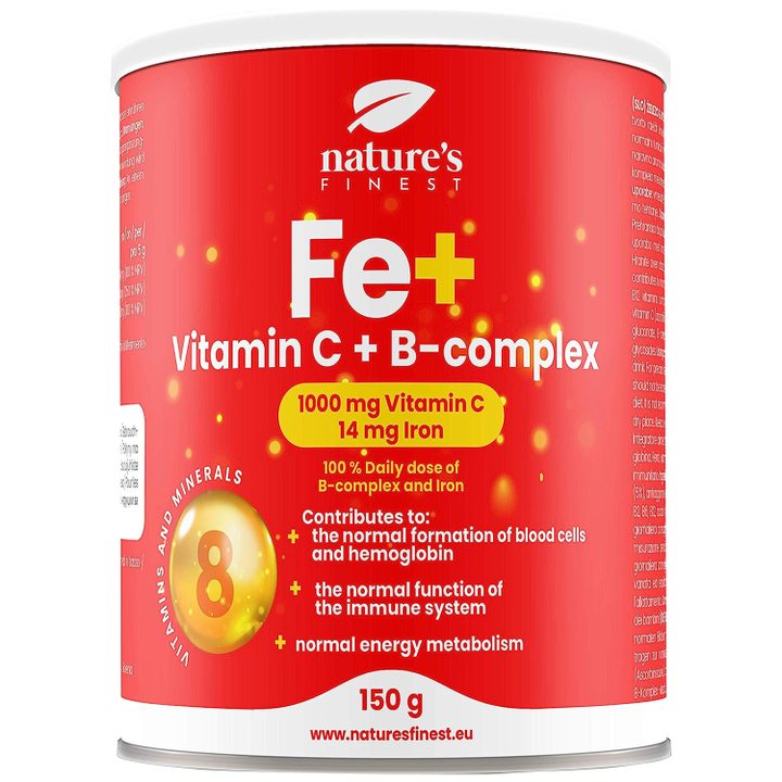 Желязо + витамини B комплекс + витамин C на прах 150г